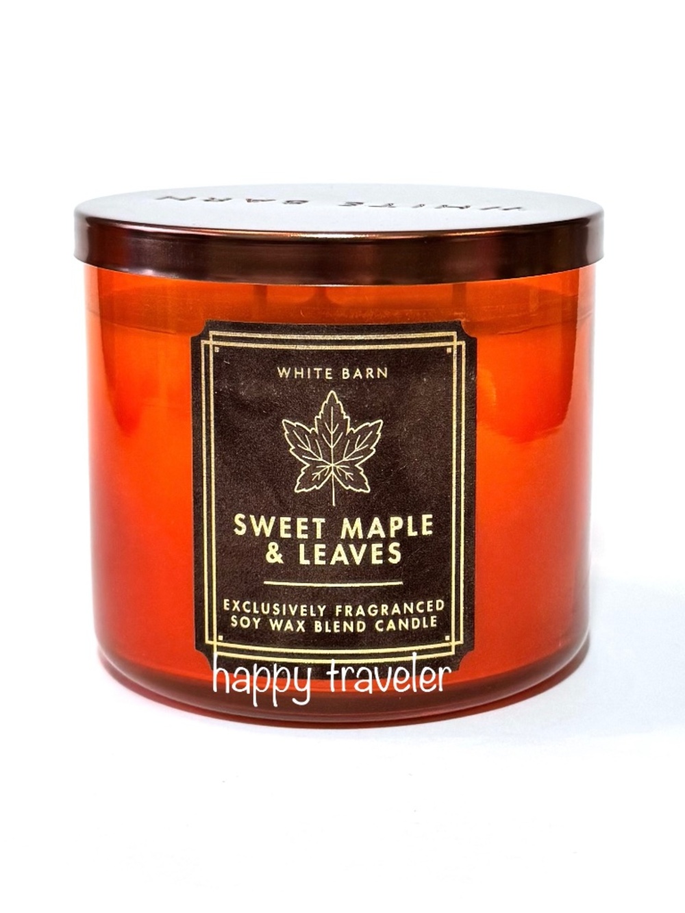 SWEET MAPLE & LEAVES 3-Wick Candle